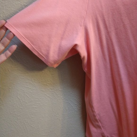 Croft and Barrow Soft Pink Short Sleeve T-Shirt - Picture 4 of 6
